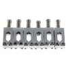 Unbranded 6Pack Electric Guitar Metal Strat Tremolo Bridge Saddles Fixing