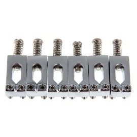 Unbranded 6Pack Electric Guitar Metal Strat Tremolo Bridge Saddles Fixing Luthier Tool A