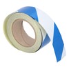 Generic Warning Tape, PET Blue White Safety Stripe Tape, Durable,