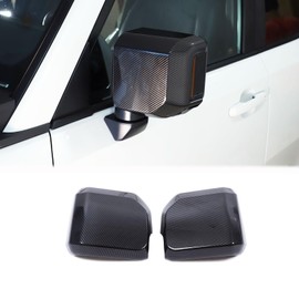 Heutamo Rear View Mirror Cover Cap Compatible with Toyota Land Cruiser 250 Prado J250 LC250 2024 2025 Accessories, ABS Door Side Rearview Mirror Cover Cap, 2Pcs
