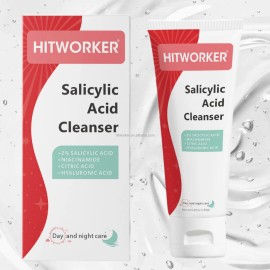 Salicylic Acid Facial Cleanser Cream Skin Deep Cleansing Acne Control Cleanser Moisturizing Whitening Foaming Face Washnet weight: 150ml, color: 150ml/box