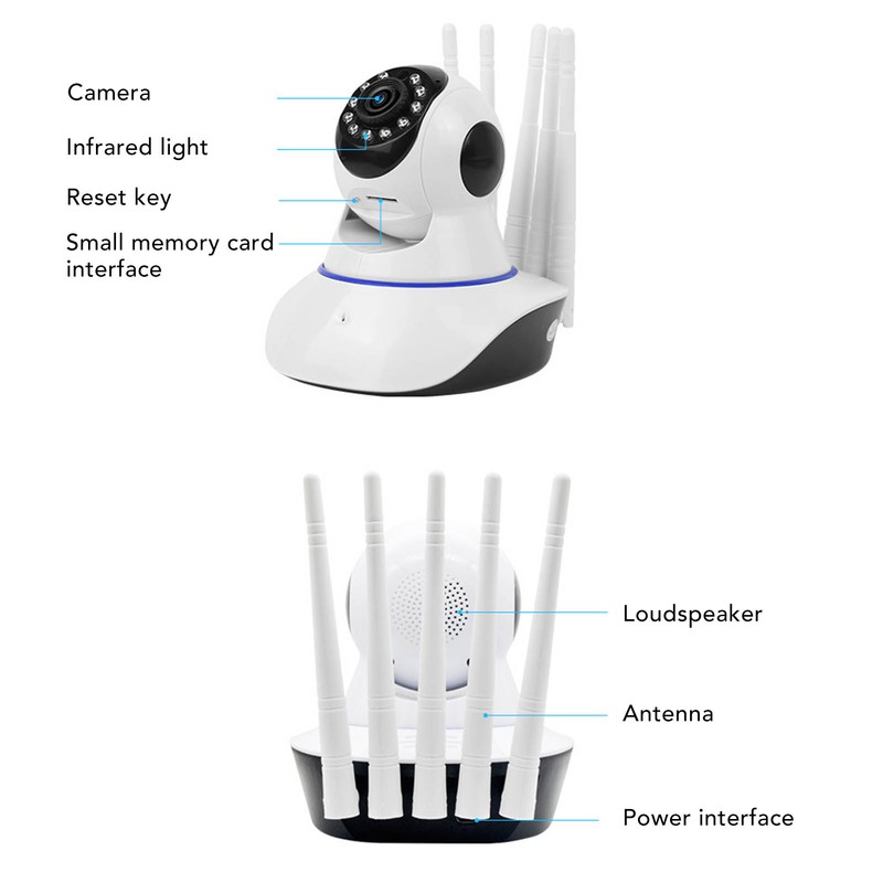 Security Home Camera 1080P HD WiFi Night Vision 2 Way