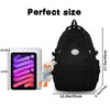 Teclado Kawaii Backpack with Cute Accessories Lightweight Bookbags Laptop Bag