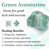 CrystalTears Green Aventurine Crystal Stone, Large 4.5-5.5cm Aventurine Quartz Crystals