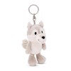 NICI Wolf Winny Keyring 10 cm Grey Plush Companion Cuddly