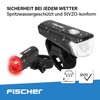 Fischer Set di luci a LED per bicicletta, con tecnologia