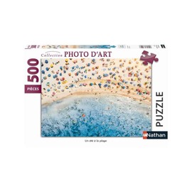 Puzzles NATHAN 4005556871384 500-Piece Summer on the Beach Puzzle for Adults
