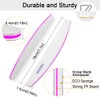 Nail File Nail Files, 180/240 Grit Nail Files for Natural