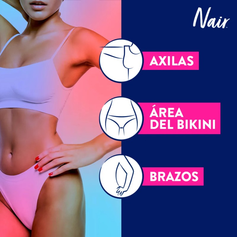 Nair Crema Depiladora Corporal Glides Away Coconut Oil 150 ml