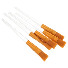 Baluue Professional Makeup Brush Set 5pcs Facial Mask Brush Plastic Handle for Skincare