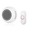 Byron Wireless Portable Doorbell Set, 175 m Range, 8 Melodies,