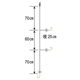 Gamakatsu Polar adder 3 Rigs F109 No. 10 - Harris 1.5. 45039-10-1.5-07