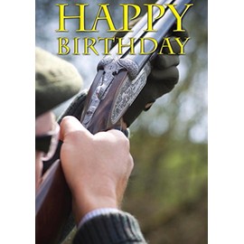 Shooting Birthday Card Side by Side