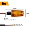 URAQT URAQT Motorcycle Turn Signal Light, 4 PCS Universal Watertight