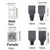 RUNCCI-YUN 20pcs Soldering USB Type A Plug, USB 2.0 Type