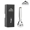 EastRock Trumpet Mouthpiece 3C Silver-Plated Replacement Bb Trumpet Parts Beginner
