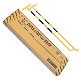 8 NET T-Style Wheel Pin Puller Handle, 32’’ Black & Yellow Pulling Hook for Dockleveler, Manhole Cover Hook, Industry Standard, Each Pack Contains 2 Pieces