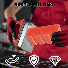 1.3 LB Large Snowboard Wax Universal Ski Wax Snow Block Wax, 7 x 3.5 in Snowboard and Ski Wax for Protecting The Ski and Snowboard Accessories