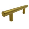 AcbbMNS 20Pcs Gold Kitchen Cabinet Handles 96mm Hole Center, Brushed