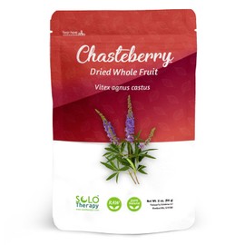 Solo Therapy Té De Hierbas Vitex De Sauce 56 Gramos- Frutos Secos De Sauzor - Bolsa Resellable - 56 Gramos - Calidad Premium (Chasteberry Vitex)