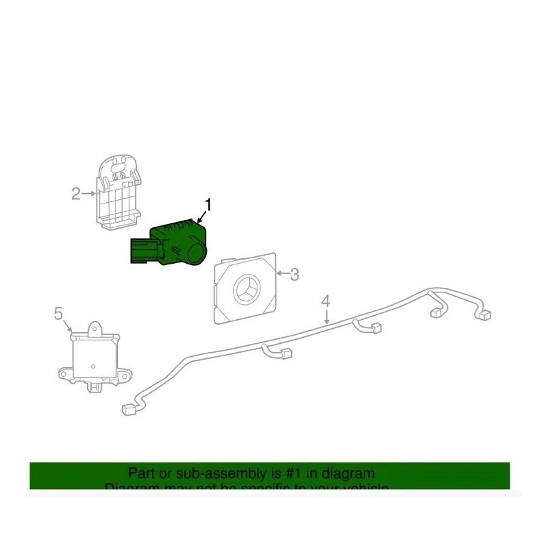 Lexus Genuine Lexus Park Sensor 89341-48040-B1