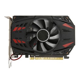 Desktop Graphics Card 4GB DDR3 40nm 128bit 700/500MHz Cooling Fan VGA DVI HD Ports Gaming Video Card for ATX ITX Chassis