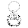 Ximalun Biker Gift Keyring Motorcycle Keyring Ride Safe Always Come