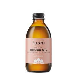Fushi Organic Jojoba Oil 100 ml | Fresh-Pressed| Rich in Vitamin E | Best for Skin Cleansing, Dry Skin & Dry Hair | Hypoallergenic Oil | Ethical & Vegan Society Approved | Manufactured in the UK