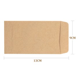 NASHRIO Pack of 100 Paper Kraft Petit Sac en Paper Alimentaire 9 cm x 13 cm
