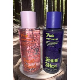 Victoria's Secret Pink- Haunt Mess / Good Ghoul Body  Fragrance Mists-(Set of 2)