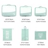 FAVORTALK Travel Cubes for Packing 6 Pcs Waterproof Travel Organiser