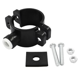 Drain Saddle Valve, 3/8" Plastic Quick Connect Water Filters Valve Clamp Hose Pipe Adapter for Under Sink Reverse Osmosis System