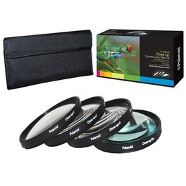 PLR Optics 62MM +1 +2 +4 +10 Close-Up Macro Filter Set with Pouch For The Nikon D40, D40x, D50, D60, D70, D80, D90, D100, D200, D300, D3, D3S, D700, D3000, D5000, D3100, D3200, D7000, D5100, D4, D800, D800E, D600 Digital SLR Cameras & For The Canon Digit