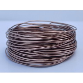 18 Gauge Anodized Aluminum Wire 98 Feet for Jewelry Making Craft DIY（1mm,Brown,41015）