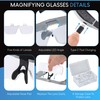 YOCTOSUN Magnifying Glasses with Light, Head Magnifier Glasses with 5
