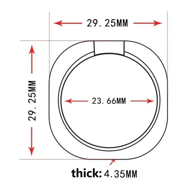 Soporte para Anillo de Teléfono Celular Soporte para Anillo de