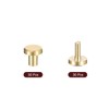 QUARKZMAN Pack of 30 Brass Chicago Screws, 4 x 6