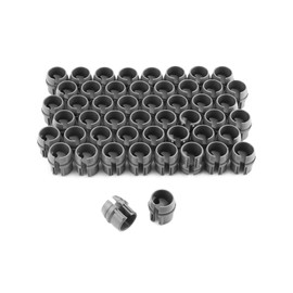 QWORK Non-Metallic Cable Connectors, 50 Pcs 1/2" Joints, Single Cable 14/2-10/3 AWG, Two Cables 14/2-12/2-14/3 AWG