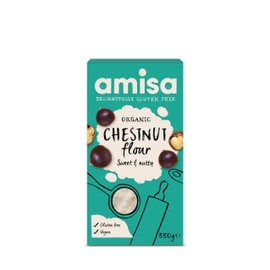 Amisa Gluten Free Organic Chestnut Flour 350 g (Pack of 3)