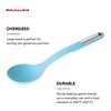 KitchenAid Silicone Basting Spoon, Aqua Sky