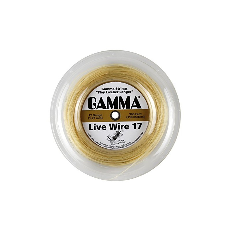 Gamma Sports Live Wire 16g String Reel - Natural
