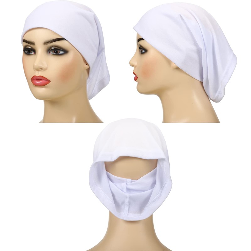 Sintege 4 Pcs DreadLocks Tube Sock Wide Elastic Headband Loc