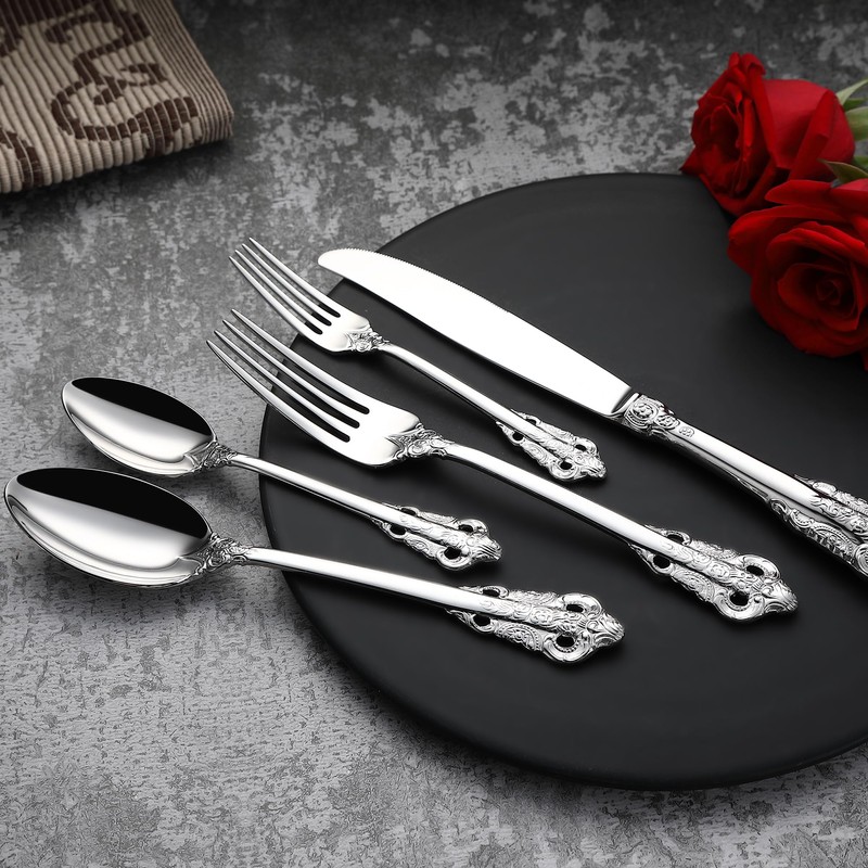 CADYSS Luxurious 20 Piece Silverware Set for 4 - Cutlery