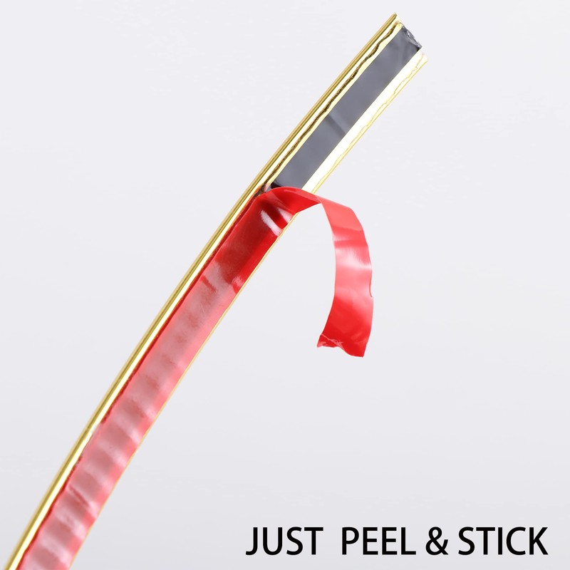 16.4ft Peel and Stick Molding Trim, Flexible Mirror Wall Ceiling
