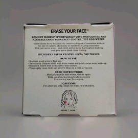 Danielle Creations Erase Your Face Reusable Makeup Removing Cloth Sensitive Skin