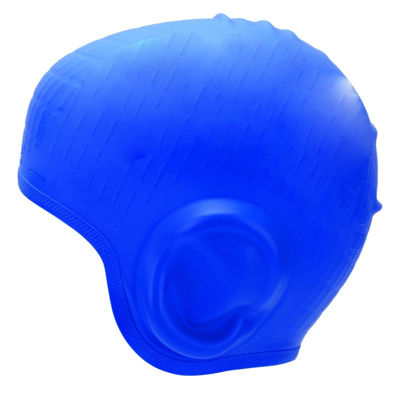 Waterproof Silicone Swimming Cap with Ear Protection 3D Strong Elasticity
