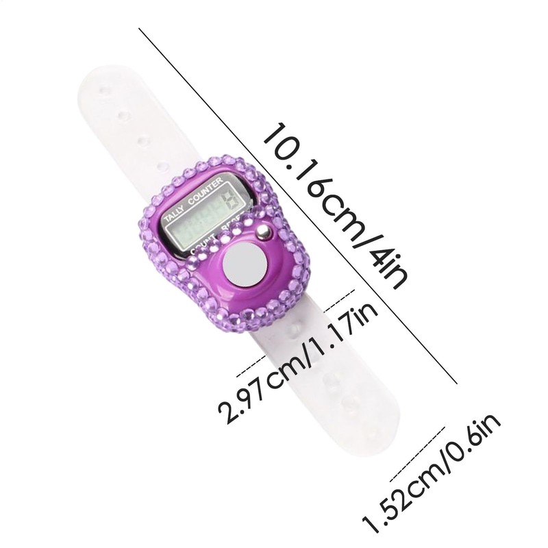 Electronic Finger Counter - LCD Display Counting Clicker | Resettable