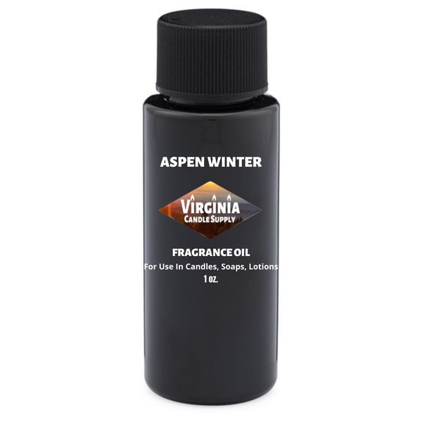 Aspen Winter Fragrance Oil (1 oz Bottle) for Candle Making, Soap Making, Tart Making, Room Sprays, Lotions, Car Fresheners, Slime, Bath Bombs, Warmers…
