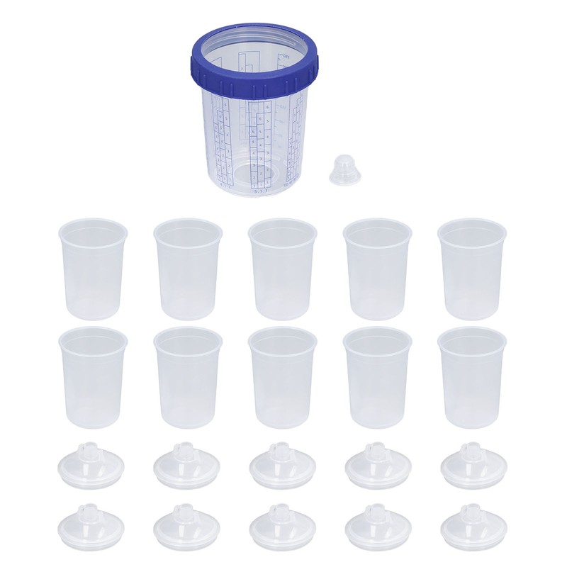 350ml Disposable Paint Spray Gun Cups Plastic Spray Gun Jug