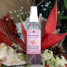 Pink Grapefruit Linen and Room Spray, Natural Air Freshener Made with Pure Pink Grapefruit Essential Oil, Bathroom Air Freshener, Pillow Spray, or Bathroom Air Freshener Odor Eliminator